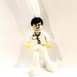 Doctor | White Male | White Cord | White Torso | Various Hair Colours | Doctor / Consultant | Hero pBuddies ParaCord KeyRing