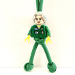 White Female | Green Cord | Green Torso | Various Hair Colours |  NHS Paramedic / Ambulance - Hero pBuddies ParaCord KeyRing