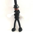 Black Body | White Arms | Bowler Hat | Hector The Inspector | Office Worker | Banker | Hero pBuddies ParaCord KeyRing