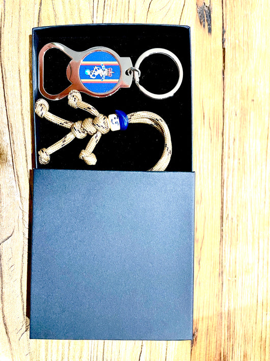 NEW Military Gift Set | REME Badge |  Camo | Dark Blue Beret |  Bottle Opener KeyRing in Black Gift Box