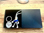 [Gift Set WLY] Queen Elizabeth KeyRing - With Metal Crown In Gold or Platinum - Black Gift Box